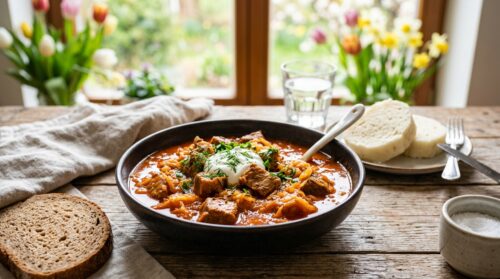 3 hodiny dušení přinesly krupavou omáčku a měkké maso segedínu