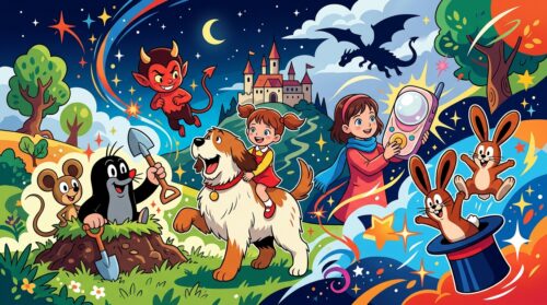 Quiz: Poznáte slavné kreslené hrdiny z českých pohádek?