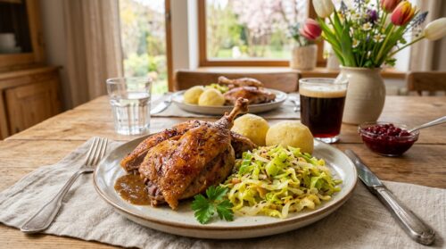 Vůně pečené kachny s jarním zelím není samozřejmost v březnu