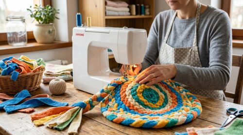 Zničené ručníky? Skvělý trik, jak je proměnit v savý a stylový koupelnový koberec